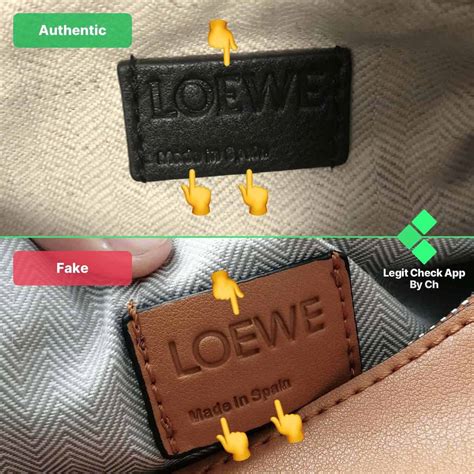 how to spot a fake loewe bag|real or fake loewe.